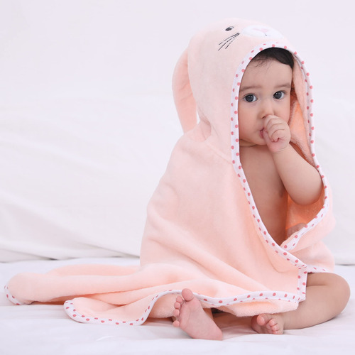 Tbezy Toalla Con Capucha Para Bebé Con Diseño Único De A. Color Conejo