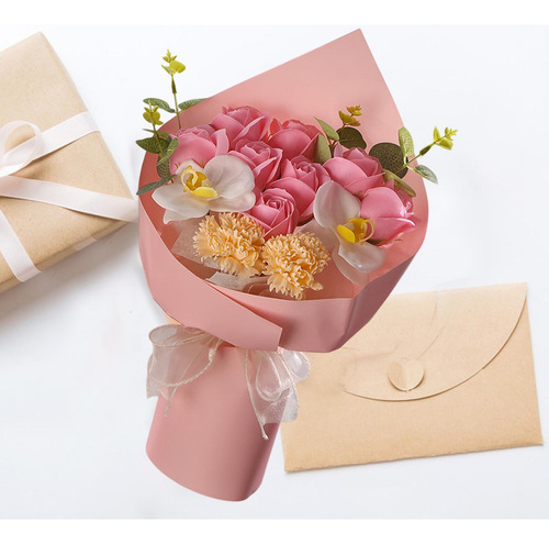 Jabón Flor De Flores Arreglo De Regalo Versátil
