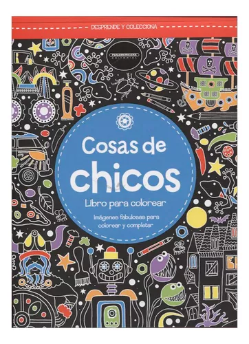 Cosas de chicos. Libro para colorear