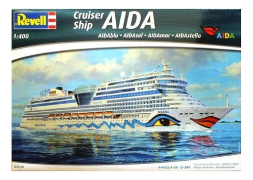 Barco Crucero Aida 1/400   Marca Revell