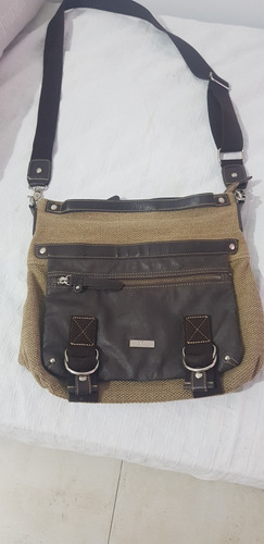 Cartera Al Hombro O Cruzada Marron Primera Marca