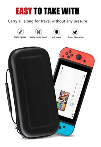 Kit De Accesorios Nintendo Switch 4 En 1 Con Funda Protector