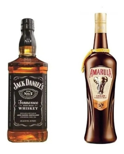 Combo Jack Daniel N°7 + Amarula