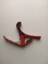 Comprar Capotraste Fender Rojo Original.