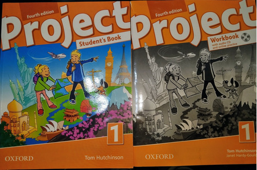 Project 1. Students Book + Workbook. Excelente Estado 