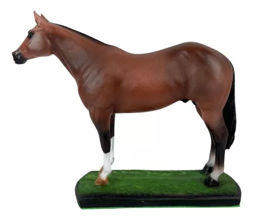 KOMBIUDA Modelo Cavalo Branco Quarto De Milha Esculturas De