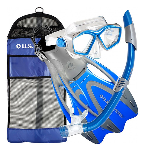 Us Divers - Kit Para Agua Adulto Icon / Seabreeze / Proflex 