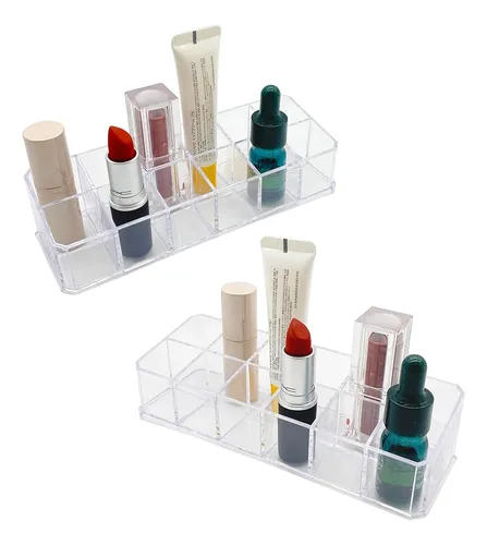 Miao Jin 2pcs Organizador De Lápiz Labial Acrílico De 12 Ran