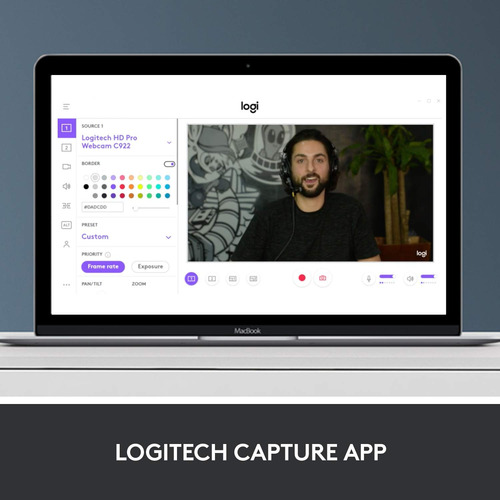 Cámara Web Logitech C920x Hd Pro, Cámara De Vídeo Full Hd De
