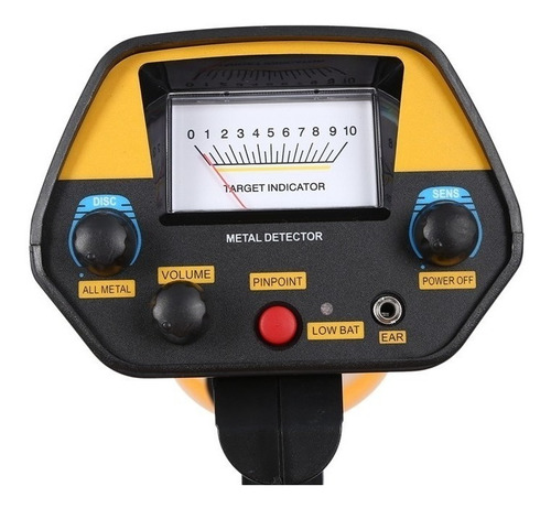 Detector De Metal Tesouro Ouro Prata Moeda Pa Garfo Md4080