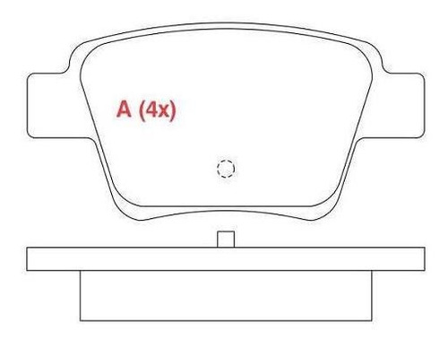 Pastilha Ceramica Traseira Citroen C4 Pallas Exclusive Pack