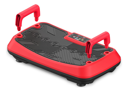 Plataforma Vibratória Energym Genis Cor Preto e Vermelho