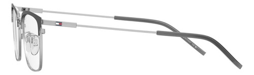 Lentes Tommy Hilfiger Th2164/f Colores Oftalmico Color 79d Silver Black