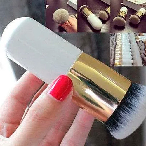5 Brocha Kabuki Maquillaje Profesional Base Polvo Corrector Color 5pzs