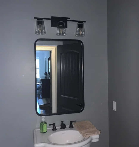 Espejo Rectangular Marco Hierro 60cmx90cm Tendencia Moderno