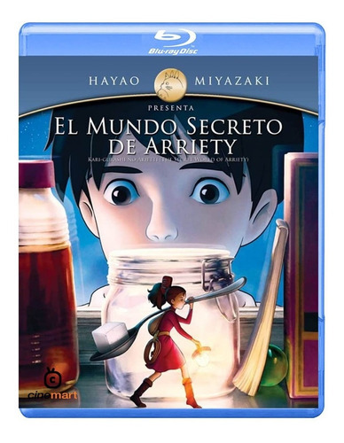 El Mundo Secreto De Arriety Studio Ghibli Pelicula Blu-ray Hiromasa Yonebayashi Blu-Ray