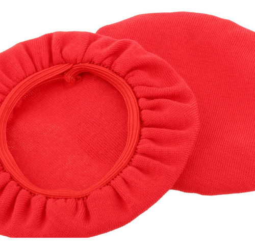 5 Fundas Para Auriculares Funda Antipolvo Suave 8cm Rojo
