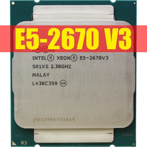 Procesador Intel Xeon E5-2670 V3 12 Núcleos 24 Hilos (x99) (Reacondicionado)