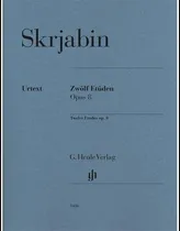 Comprar Libro: Scriabin Twelve Etudes Op 8: Instrumentación: Piano