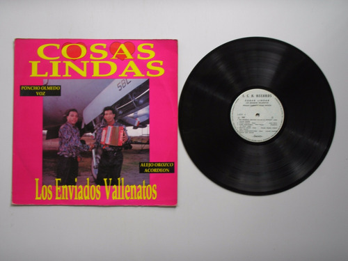 Lp Vinilo Los Enviados Vallenatos Cosas Lindas 1994