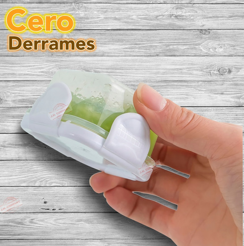 4 Pcs Mini Topper Recipiente Hermetico Cocina 10742 Color Multicolor
