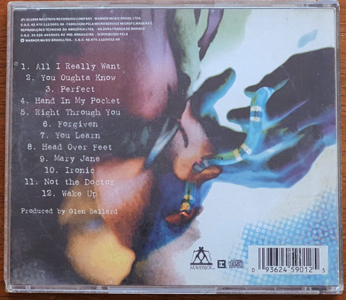 Cd Alanis Morissette - Jagged Little Pill (Usado)