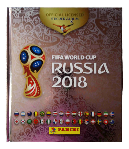 Álbum Platinum Mundial Fútbol Rusia 2018 Panini Pasta Dura