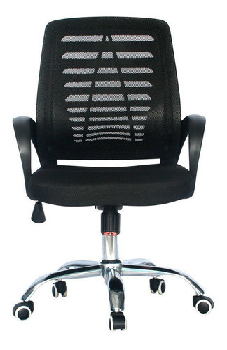 Silla Ejecutiva En Malla Ergonomica Reinclinable Negra Marca Zeyrum Colombia 