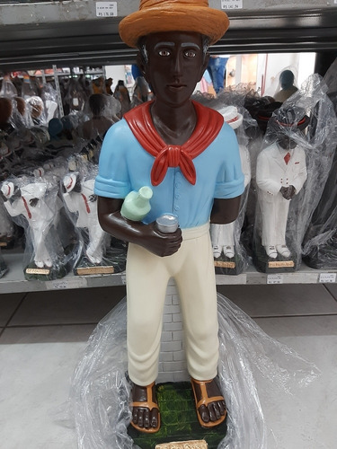 Imagem Baiano Zé Do Coco 60 Cm Resinado + Verniz G R A N D E