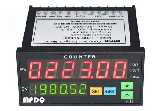Salida Multifuncional Counter Pulse Pnp Dual 90 ~ 265 V Npn
