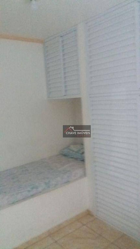 Imagem 4 de 8 de Apartamento Com 2 Dormitórios À Venda, 57 M² Por R$ 178.000,00 - Canto Do Forte - Praia Grande/sp - Ap3154