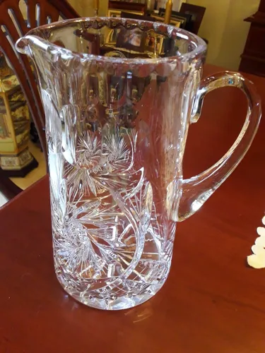 Jarra De Cristal De Bohemia
