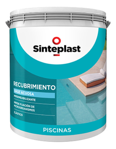 Recubrimiento Piscina Pileta Agua Sinteplast 1 Lt