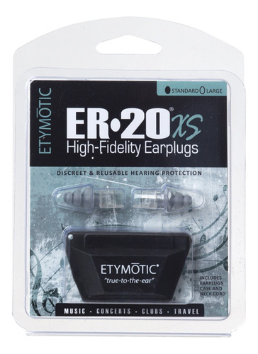 Imagen 1 de 10 de Protectores Auditivos Etymotic Er20xs Standard Frost Earplug