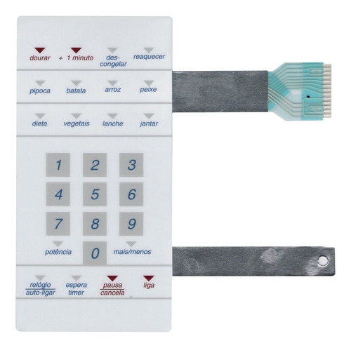 Membrana Teclado Microondas Samsung Mw8900 / Mw 8950 C/doura