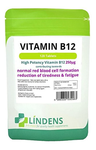 Vitamina B12 250 Mcg ,300 Tabletas