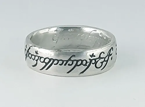 Anillo el señor de los anillos plata sale