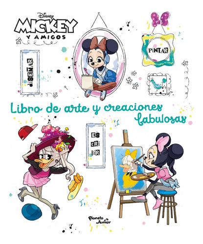 Minnie: Libro De Arte Y Creaciones Fabulosas, De Disney. Editorial Grupo Planeta, Tapa Blanda, Edición 2022 En Español