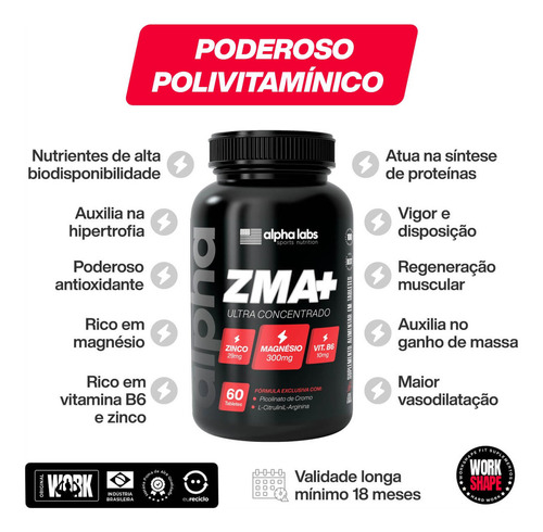 Creatina Black 66g Vitamina Zma Whey 3w 900g Sabor Chocolate