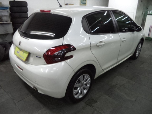 Peugeot 208 Active 1.2 12v Flex Mec Completo Dvd 2018 Branco