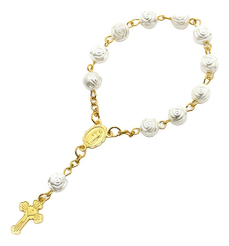 Zbl Católico Pulsera Crucifijo Cruz Rosarios Católicos Para