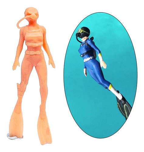 6 X 1/64 Figuritas De Buzo, Figuritas De, Miniatura, A