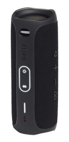 Imagen 2 de 10 de Parlante JBL Flip 5 JBLFLIP5BLUAM portátil con bluetooth waterproof black matte