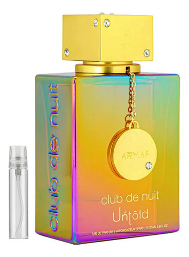 Perfume Club De Nuit Untold De Armaf Decant Muestra 5ml