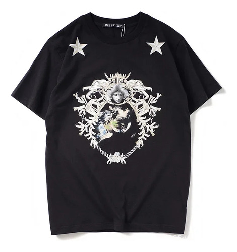 Camiseta West Point De Algodón Con Estampado De Coronas De C