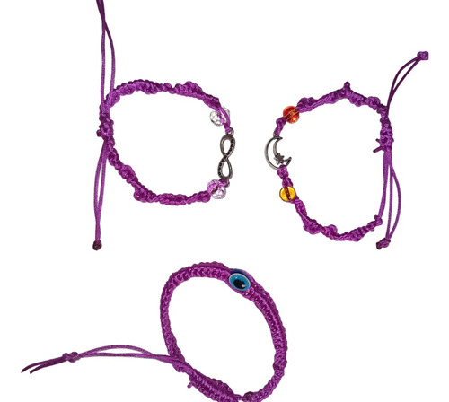 Pulseras De Hilo, Variedad De Diseños Y Colores 