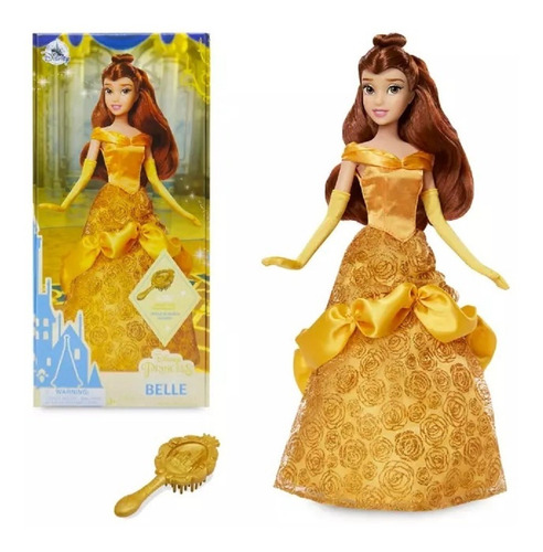 Muñeca Bella Bestia 28 Cm Articulable Pelo Ropa Marca Disney