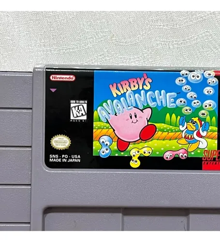 Id 743 Kirby Avalanche Snes Original Super Nintendo | MercadoLivre
