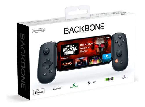 Control Backbone One Gen 2 Negro Conexión Lightning Ios