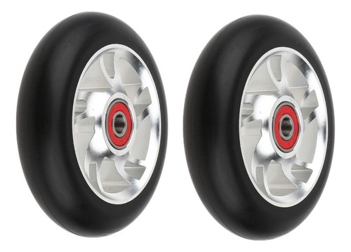 2 Unids De Ruedas Duradero Parte Reempalzable De Scooter De